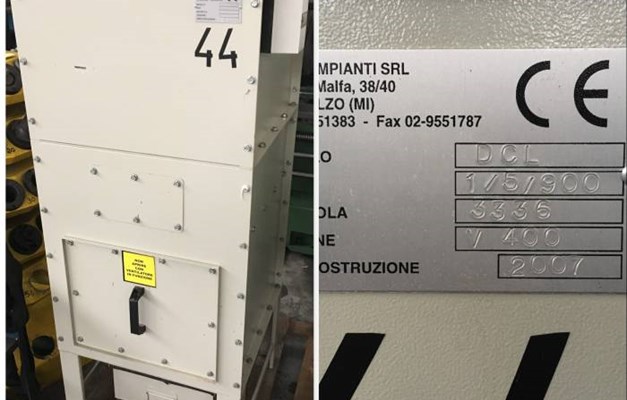 DEPOLVERATORE ALFEMA mod. DCL tipo 1.5.900